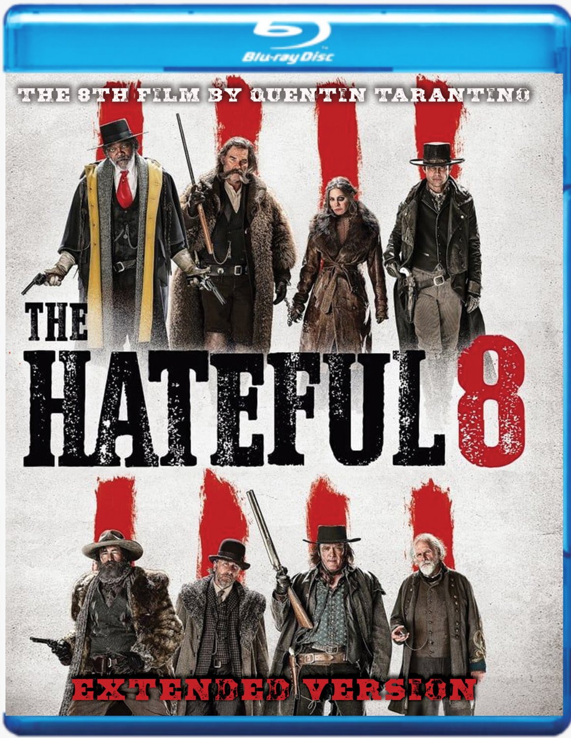 The Hateful 8 Extended Version 2 Disc Blu Ray