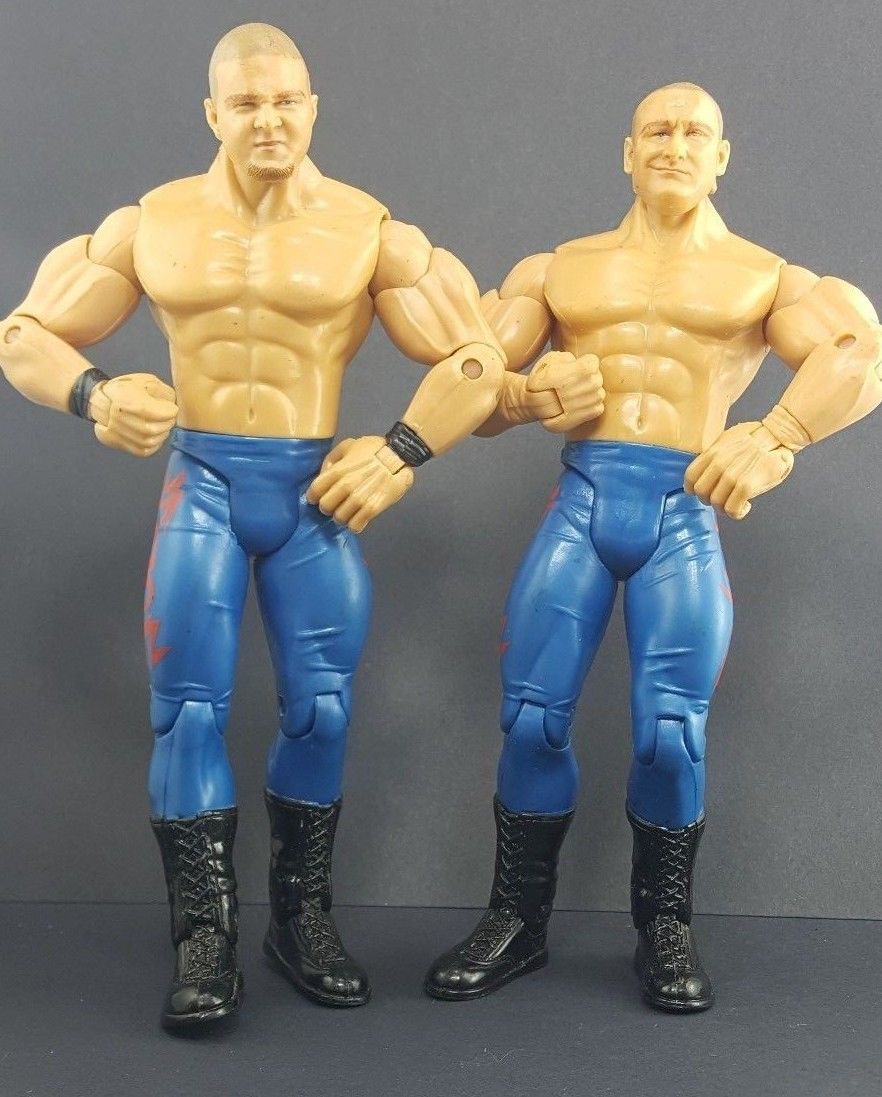 WWE Wrestling Jakks Ruthless Aggression Doug Danny Bashams Figures Lot Basham