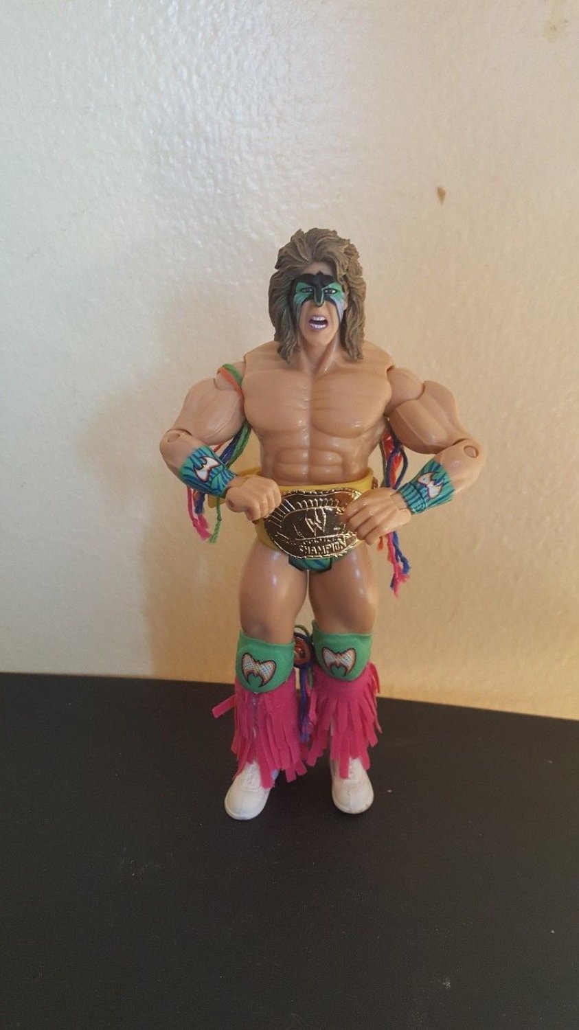 The Ultimate Warrior WWE Jakks Pacific Classic Superstars Series 3 with IC belt!