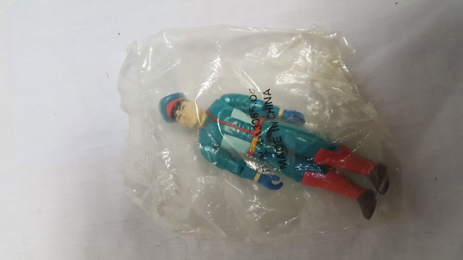 GI Joe Capcom Street Fighter II 2 M. Bison Aqua Blue Vintage Loose Hasbro 1993
