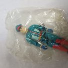 GI Joe Capcom Street Fighter II 2 M. Bison Aqua Blue Vintage Loose Hasbro 1993