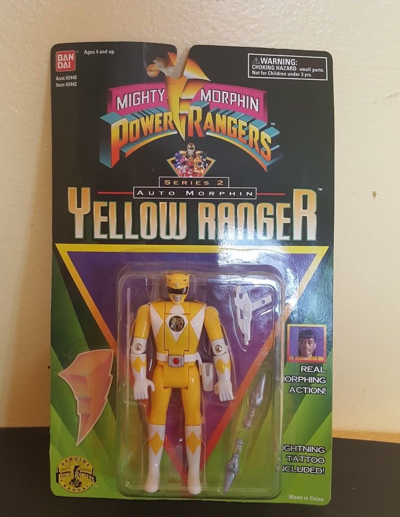 mighty morphin power rangers episodes two yellow rangers