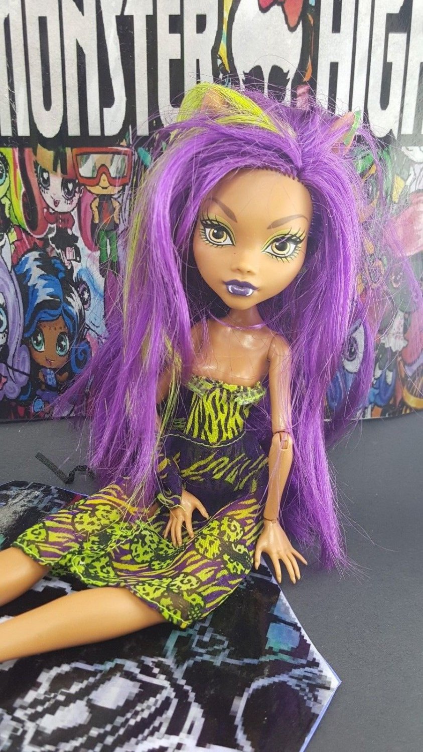 Monster High Clawdeen Wolf Swimsuit Skull Shores