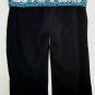 Victorias Secret Black Blue Leopard Capris M