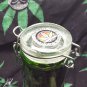 My Little Pony Glass stash jar airtight herbs and spices the snap top lid