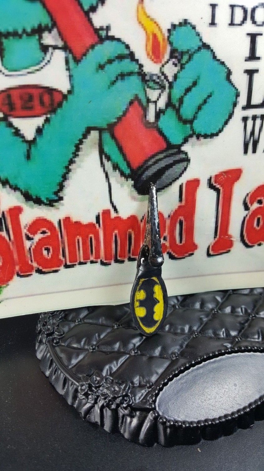 Batman incense holder, weed,tobacco roach clip