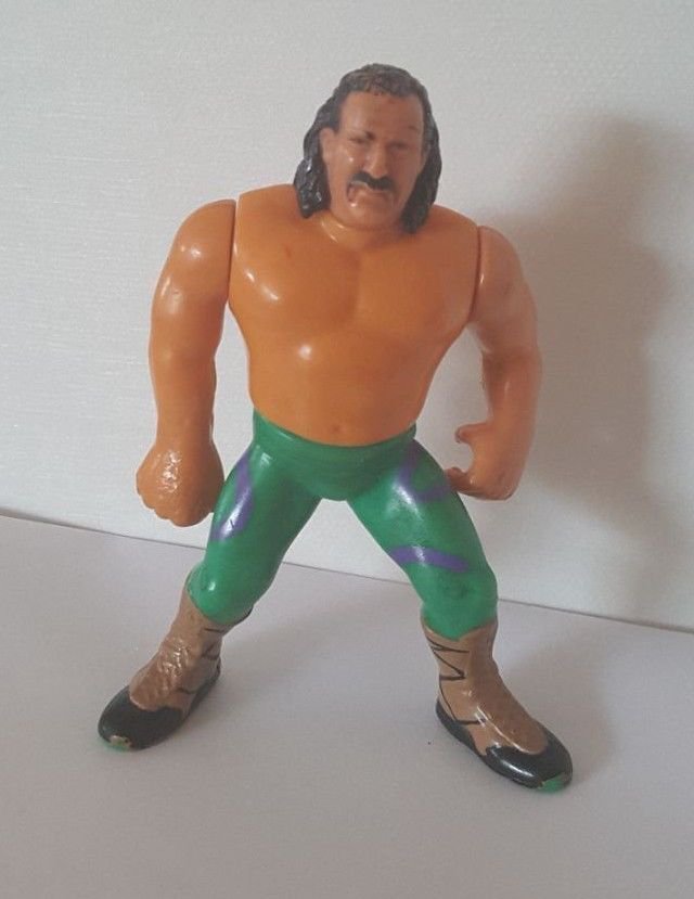 JAKE THE SNAKE ROBERTS HASBRO 1990 WRESTLING FIGURE SERIES 1 REMCO WWE WWF SNUKA