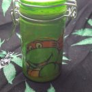 Glass stash jar airtight TMNT
