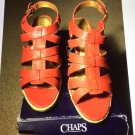 Chaps dally women's wedge sandal red 9.5B USA