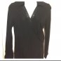 Next black surplice neck asymmetrical dress USA 18, UK 20