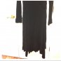 Next black surplice neck asymmetrical dress USA 18, UK 20