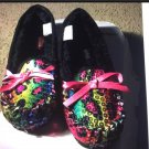 Arizona Moxy girls casual flats, multi leopard 1M