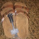 Rock Republic men’s brown/Cognac sandals XL (12/13)