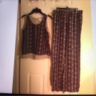Canyon River Sleeveless girl Set Top & Pant Multicolor 10/12
