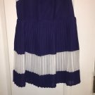 Nautica Girls'Sleeveless Chiffon Dress Navy/ivory NWOT 4T