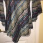 John Paul Richard cowl neck bell sleeve asymmetric Small