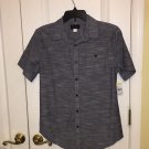 Structure slim fit men’s short sleeve casual shirt Blue Medium