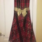 Ashley Ann girl’s holiday plaid dress 12 NWOT