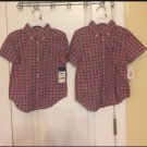 Ralph Lauren boy Madras plaid short sleeve shirt