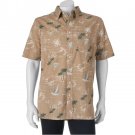 Croft & Barrow Men’s Classic Fit Tropical Button Down Shirt Small Multicolor