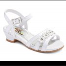Rachel girl’s toddler lil colbie white patent shoe 7 Toddler