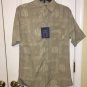 Croft & Barrow classic island microfiber menâs Button Down Shirt Batik Beige Sma