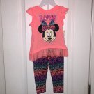 Disney baby girl’s 2pcs top & bottom set. 12M
