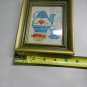3 Vtg Cross Stitch Framed Kitchen Pictures, Teapot, Telephone, Coffee Grinder