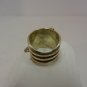 Vintage Retro Sterling Silver 925 Stack Ring w/Dangle Hearts & Key Size 6.75
