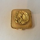Vtg Charles Revson CIARA Masterpiece Compact Solid Perfume Art Deco Compact