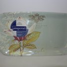 NOS PIMPERNEL Magnolia Vtg Toile Sandwich Serving Oblong Melamine Tray