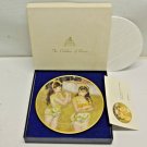 Children of Renoir Pickard Two Little Circus Girls 23K Collector Plate w/ Box
