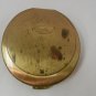 Vtg YARDLEY Bumble Bee Gold Tone Deco Styled Pressed Powder Makeup Compact