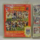 SCORE NFL 91-92 Football's 100 Hottest Stars & Rising Stars Book w/ 100 Card Set