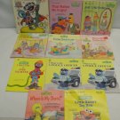 Lot 11 Assorted Children's Sesame Street, 4 Hardcover, 7 Paperbacks
