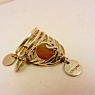 Vtg Pre Owned Signed Sterling Silver 925 Mexico Stack Dangle Disk Ring Sz 7