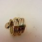 Vtg Pre Owned Signed Sterling Silver 925 Mexico Stack Dangle Disk Ring Sz 7