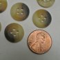 Lot 19 Replacement A Fabrics Flat Plastic 4 Hole Brown Swirl Shirt Blazer Button