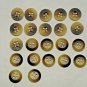 Lot 22 Replacement Timber Creek Flat 4 Hole Brown Swirl Shirt Blazer Buttons