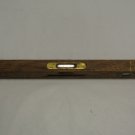 Vintage "Another Hi-Test Quality Product" Japan Light Wood & Brass 18" Level
