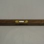 Vintage "Another Hi-Test Quality Product" Japan Light Wood & Brass 18" Level