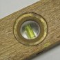 Vintage "Another Hi-Test Quality Product" Japan Light Wood & Brass 18" Level