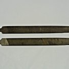 Lot 2 Vintage 12" Chisel Files, Kearney & Foot Flat Smooth & Unmarked Half Round