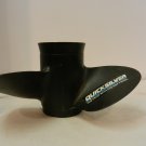 Pre Owned QUICKSILVER Boat Propeller w/ EDP Black Paint, 48 38086 A1 15P