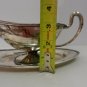 Ant Wilcox Silver Plate Co 91 Monogrammed MJD 1900 1925 Gravy Boat, Under Plate