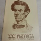 Vintage 1939 NYC Broadway Playbill Plymouth Theatre ABE LINCOLN IN ILLINOIS