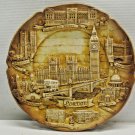Vtg. G. Muraro London Tower Bridge 3D Relief 9 1/4" Resin Collector Wall Plate