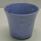 Vintage Haeger Pottery Blue Ceramic Vase/Planter, Floral Design, 4 1/2" Tall