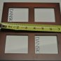 Pair 2 Dansk Wood Table Desktop Folding Photo Picture Frames, 3 1/2" x 5"
