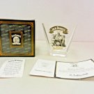 Legends of Jack Daniels Collection Whittling Whiskey Shot Glass w/COA & Box